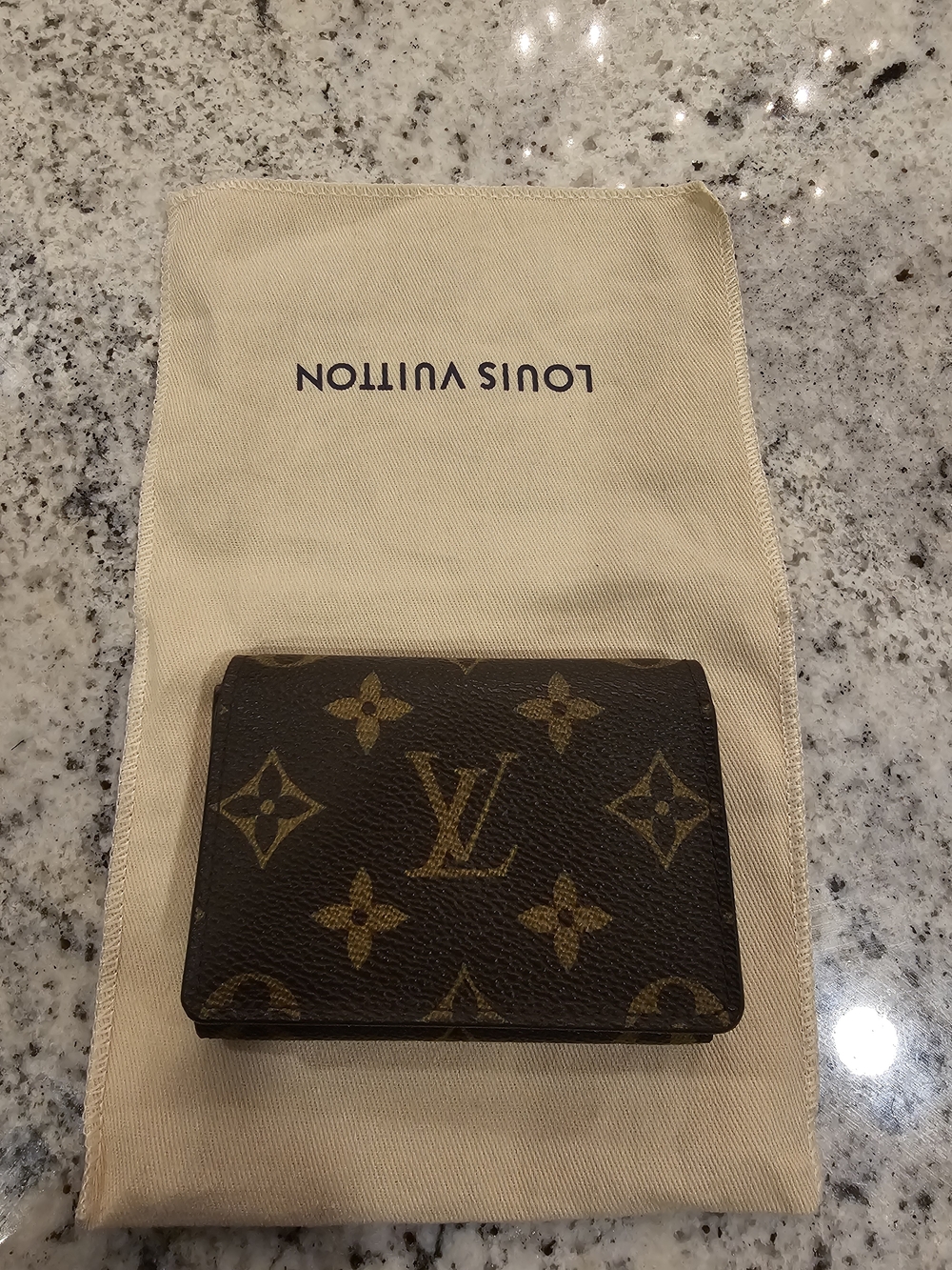 Louis Vuitton Brown Monogram Card Holder